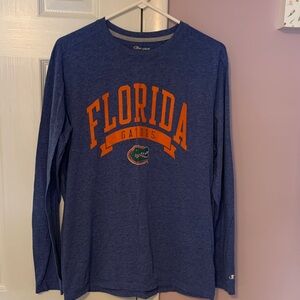 Champion Blue Long Sleeve Florida Gators Tee